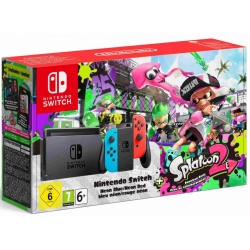 Konsola Nintendo Switch z neonowymi Joy-conami + Splatoon 2
